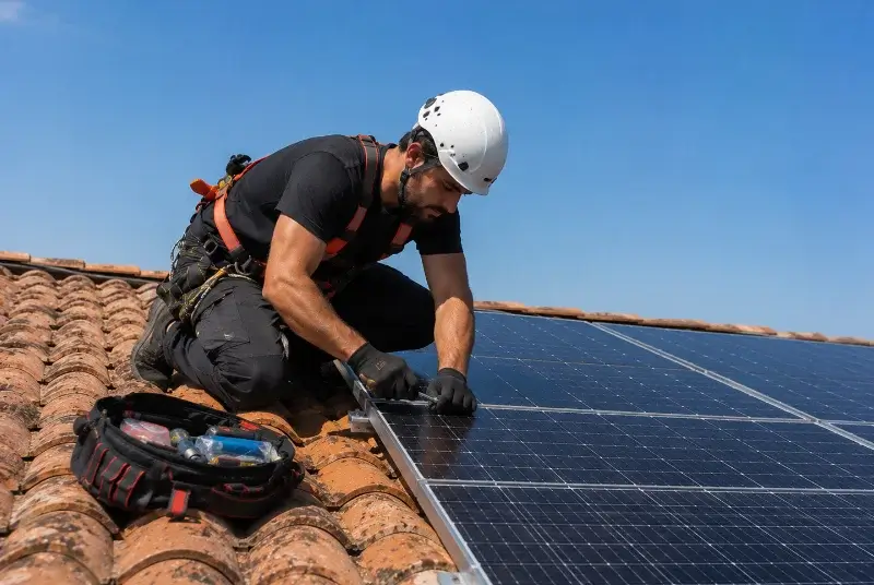 Maintenance et monitoring de panneaux solaires à Saint-Benoît-de-Carmaux