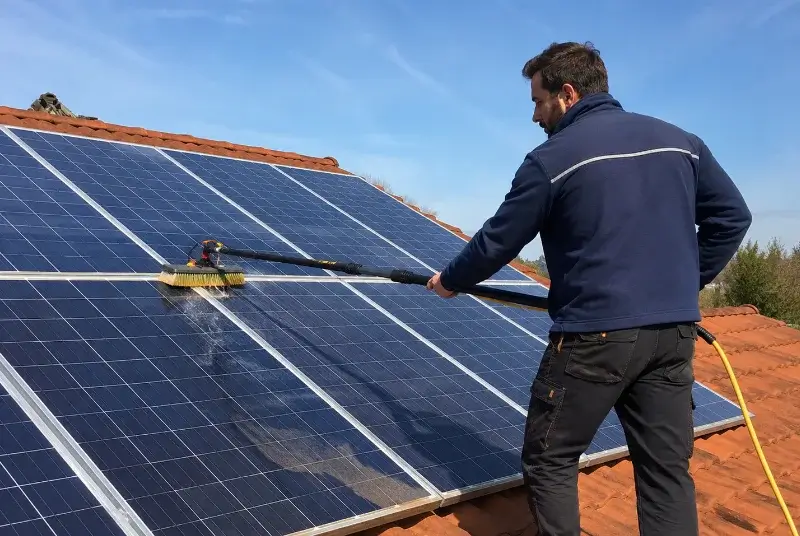 Nettoyage et entretien de panneaux solaires à Saint-Benoît-de-Carmaux
